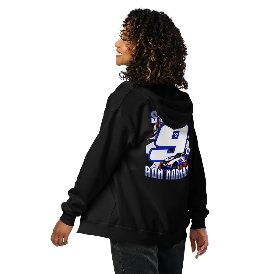 Stormin Ron Norman #9 VWM Logo Full Zip Hoodie front logo/full back print product image (10)