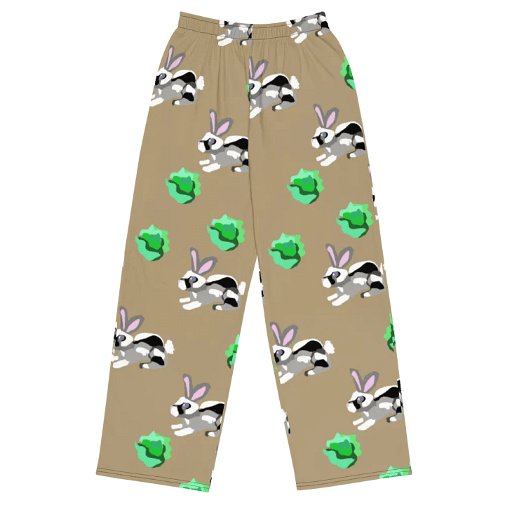 Bunnies Pattern Wideleg Pants product image (2)