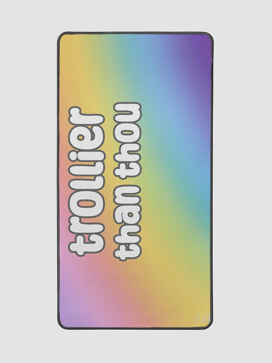 Trollier Than Thou XL Desk Mat - rainbow product image (2)