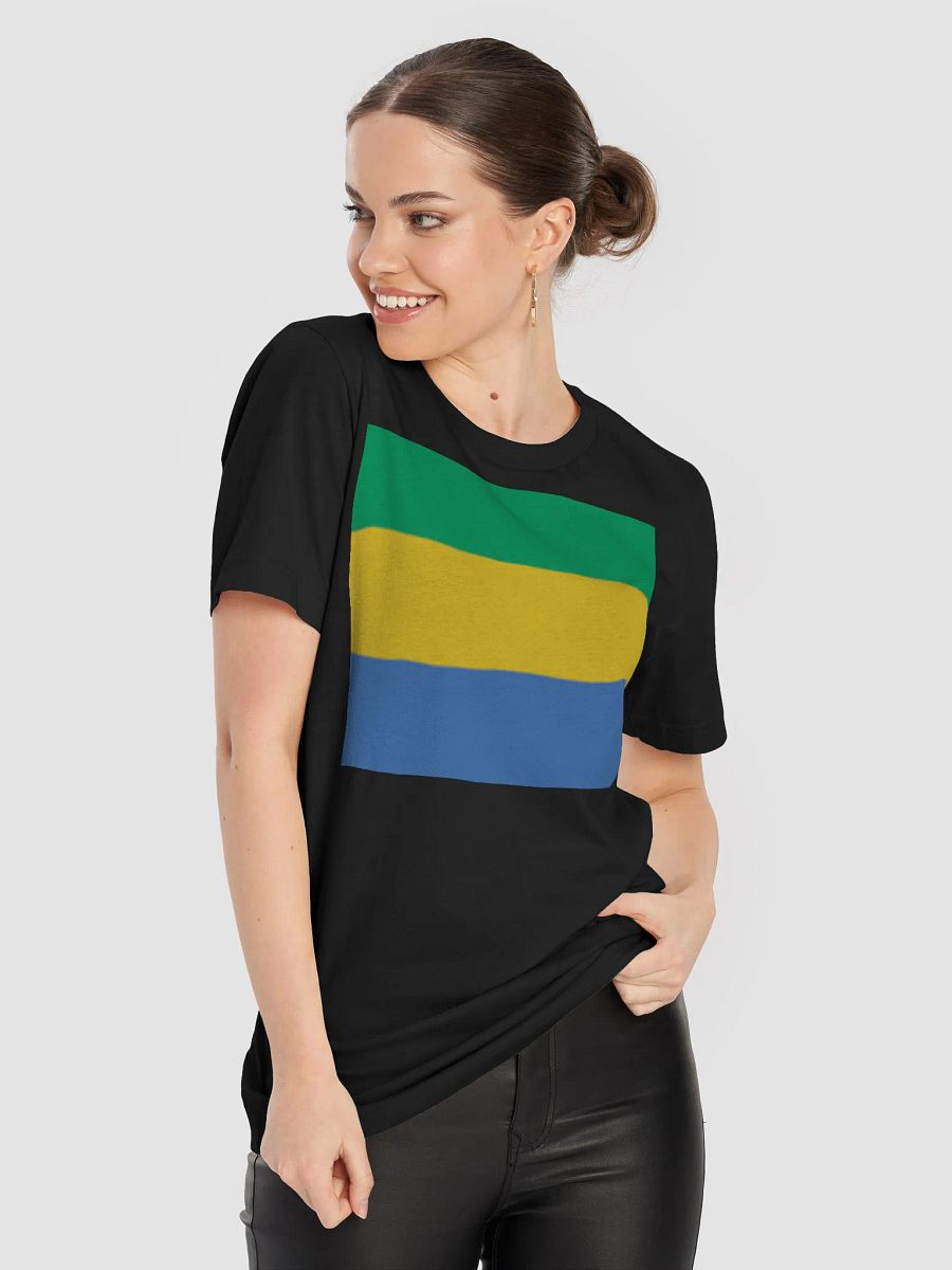 Exclusive Unisex Gabon Flag Graphic Tee by Graphic Grove product image (9)