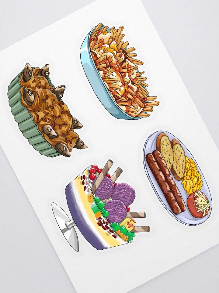 Food themed sticker sheet (3rd batch) product image (1)