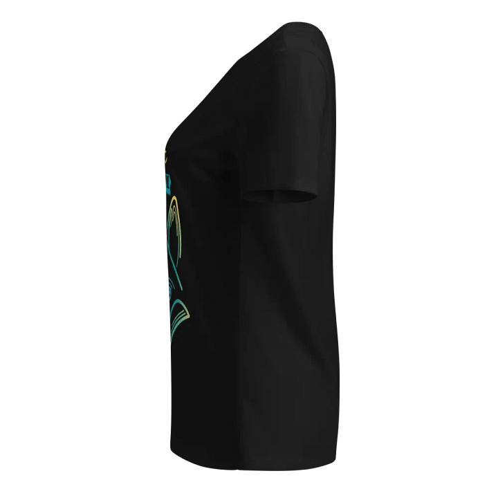 Kit Fam Fitted Fox V-Neck Tee product image (14)