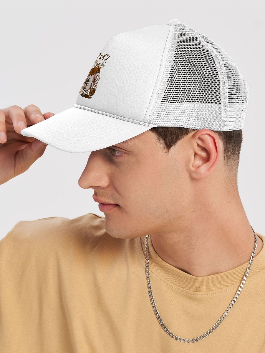 Morning Coffee Retro Cartoon Espresso Coffee Trucker Hat product image (27)