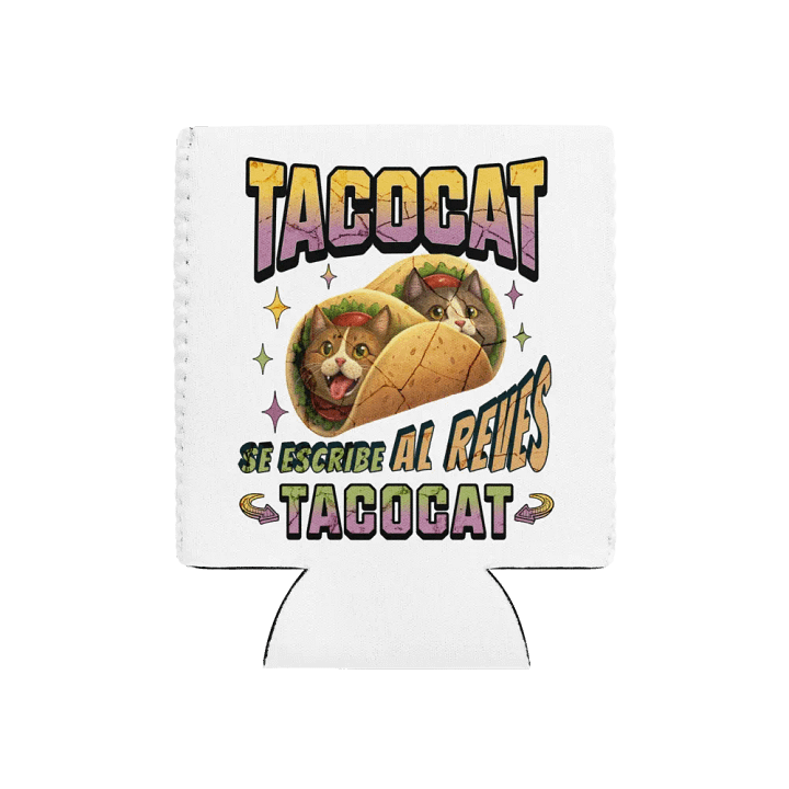Tacocat Can Cooler: Keep Your Drink Cool in Style! product image (1)