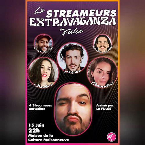Très heureux d'annoncer ma collaboration avec le @festival.minifest le 15 juin 2023 pour la présentation du #StreameursExtrav...