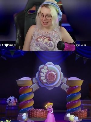 Willy Wonka Experience meets Princess Peach Showtime 👀 Can't believe Princess Peach gets to star in her own version of willy wonka 🤣 #willywonka #willywonkaandthechocolatefactory #princesspeach #princesspeachshowtime #nintendo #comedy 