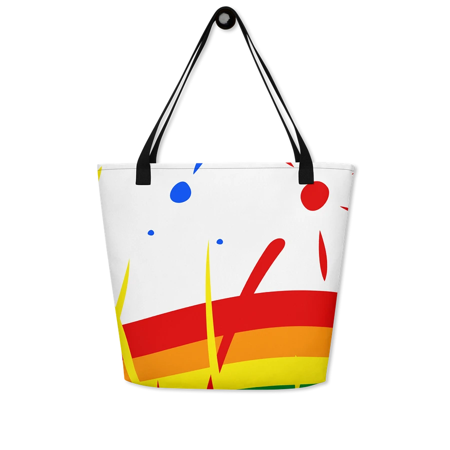 Rainbow Splash Tote with Pocket Inside product image (8)