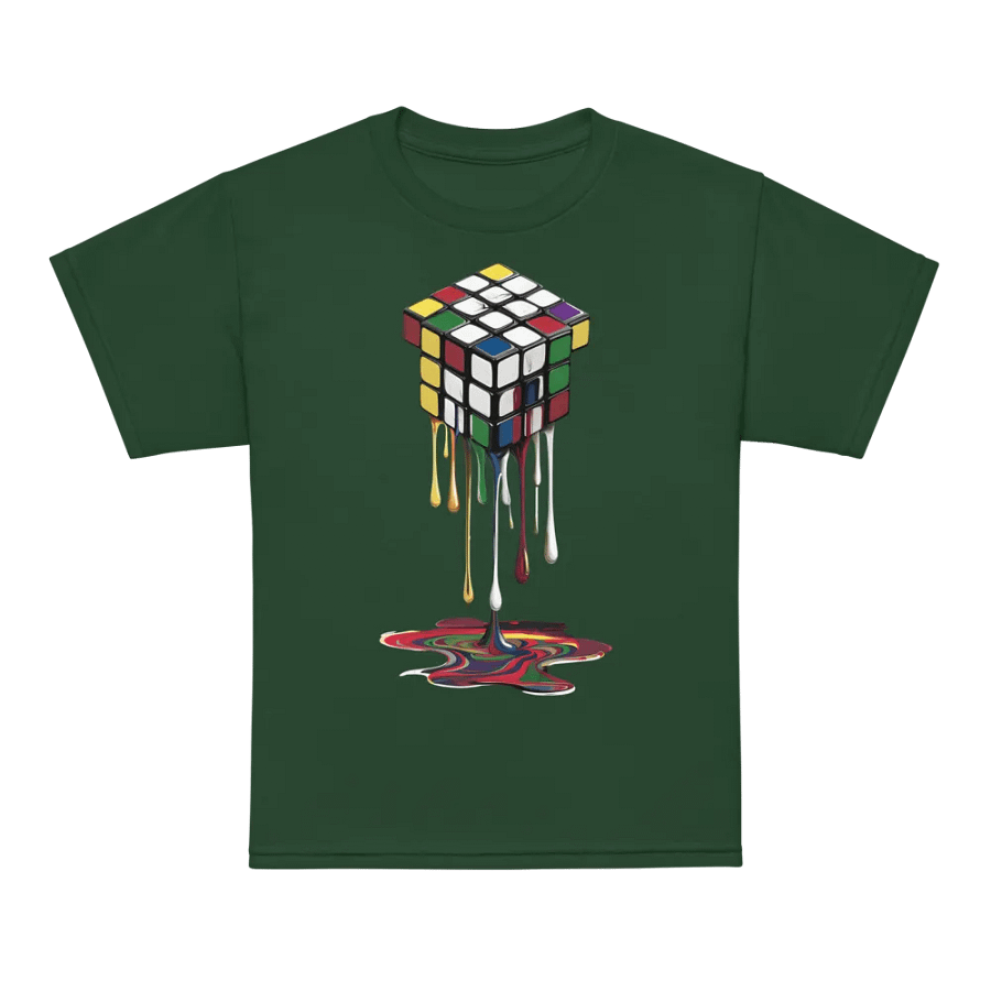 Swirling Rubik's Youth Sports Tee product image (24)