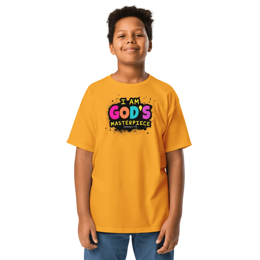 I Am God’s Masterpiece – Kids’ T-Shirt product image (1)