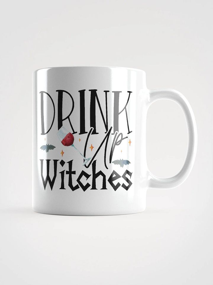 Drink Up Witches WHITE GLOSSY MUG - Witchy, Kitchen Witch, Magic Kitchen Gift product image (1)