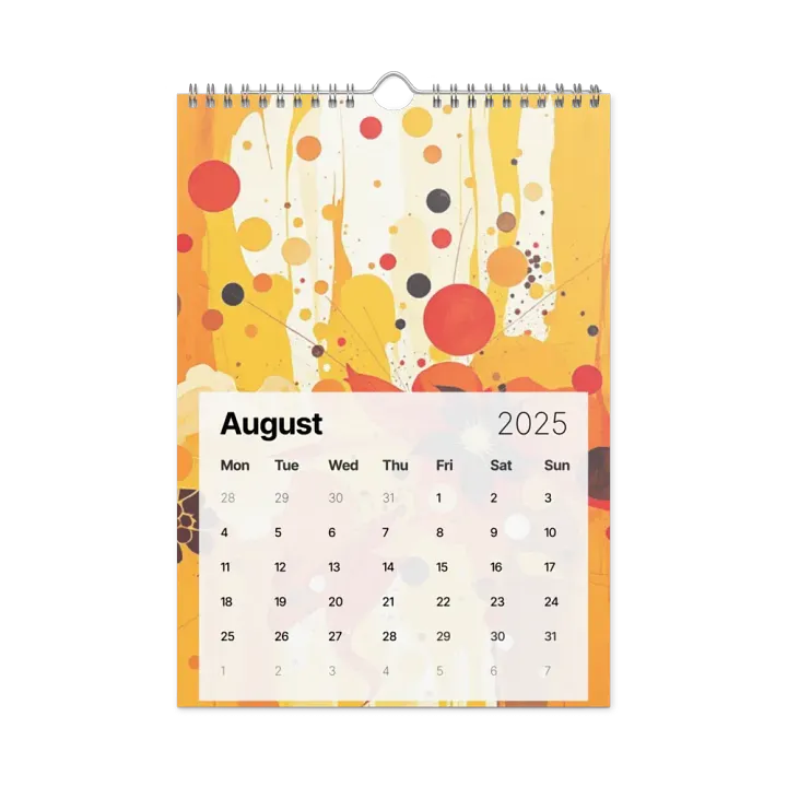ART ABSTRACT WALL CALENDAR 2025 product image (2)