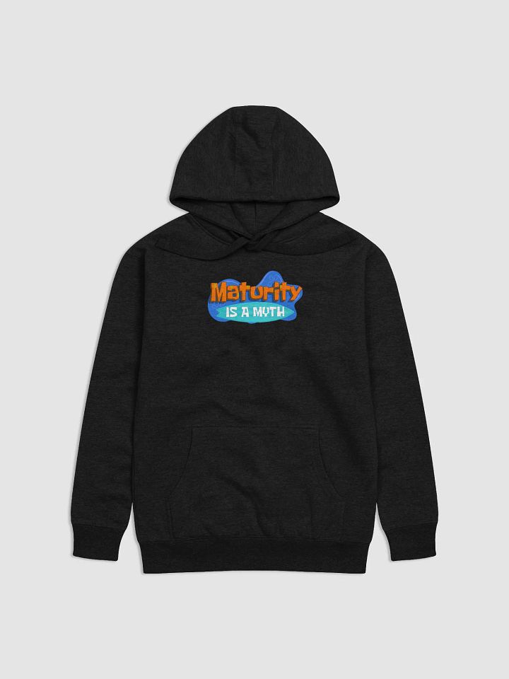 Maturity Is A Myth Black Tropical Hoodie product image (1)