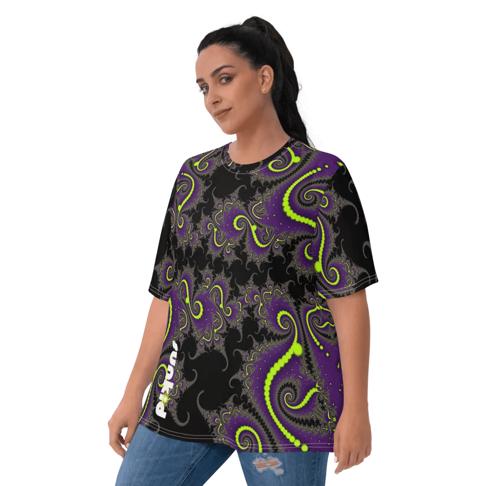 Fractal women's T-shirt - Acid Nights product image (11)