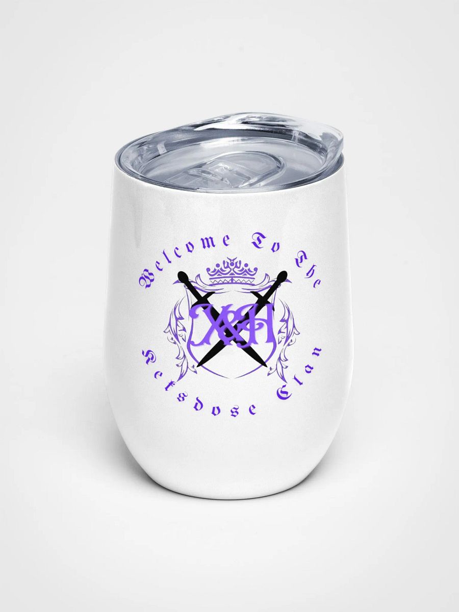 Welcome To The Keksdose Clan' Wine Tumbler product image (1)