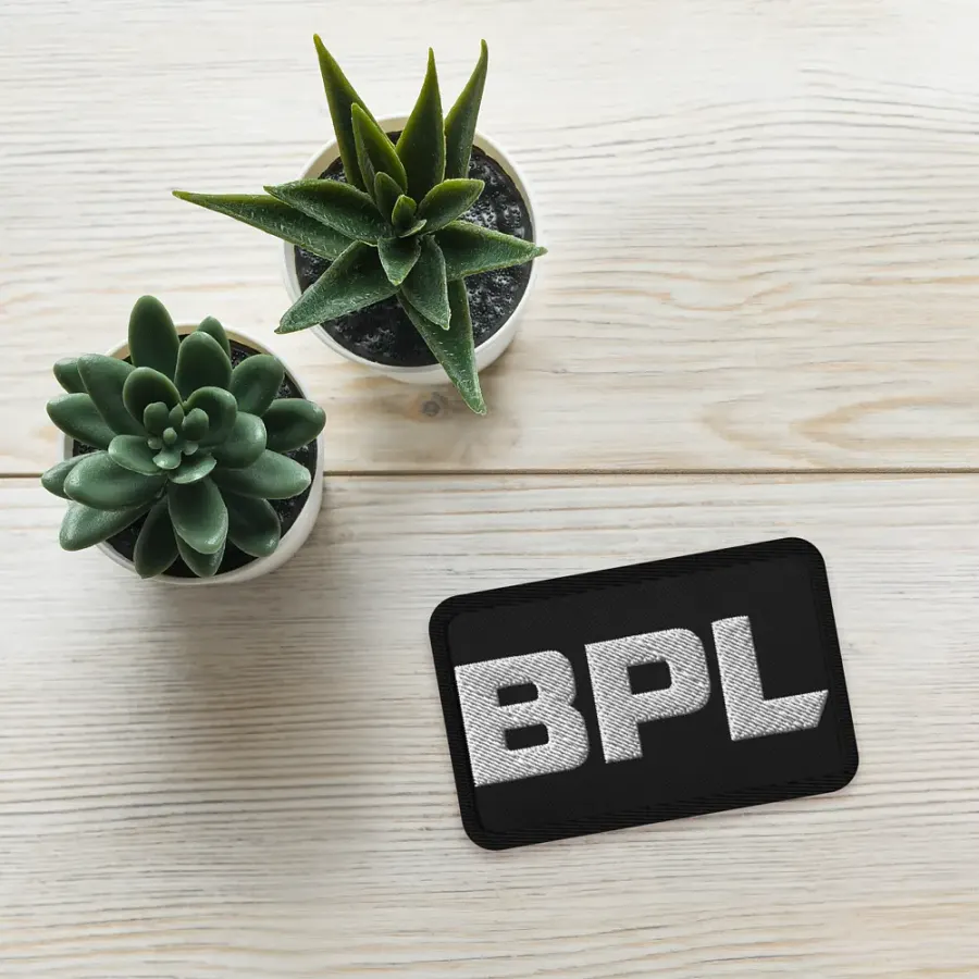BPL Wordmark Embroidered Patch product image (4)