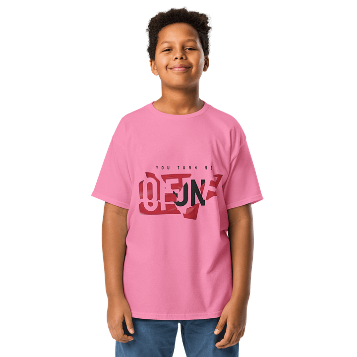 Kids Shirt ON OFF Slogan product image (1)