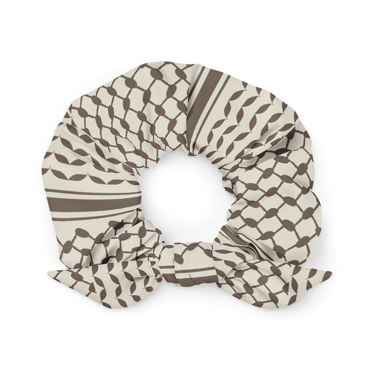 Brown Kufiya Scrunchie product image (1)