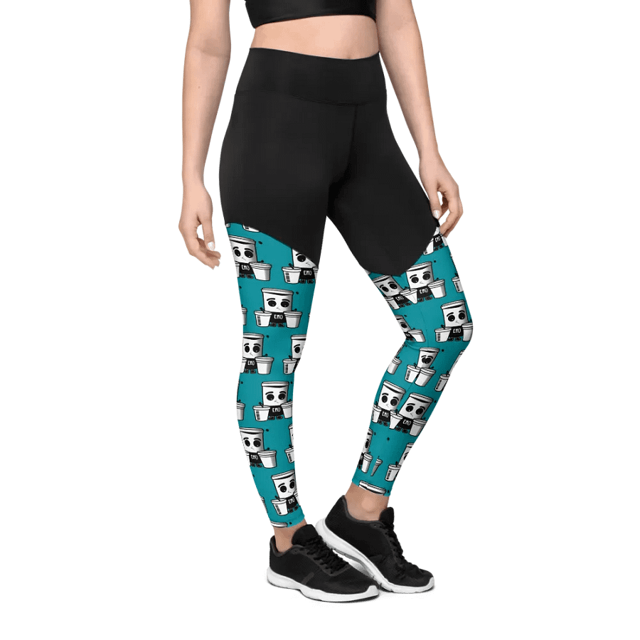 Whimsical EMO Cubes Compression Leggings product image (3)