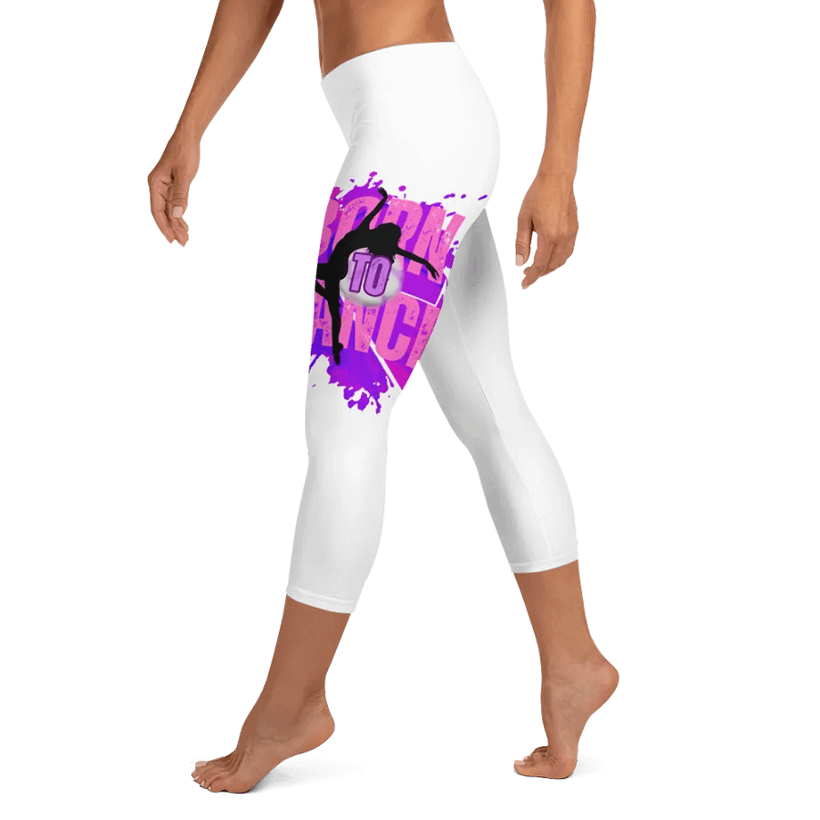 Vibrant Born to Dance Her Silhouette Capri Leggings product image (5)
