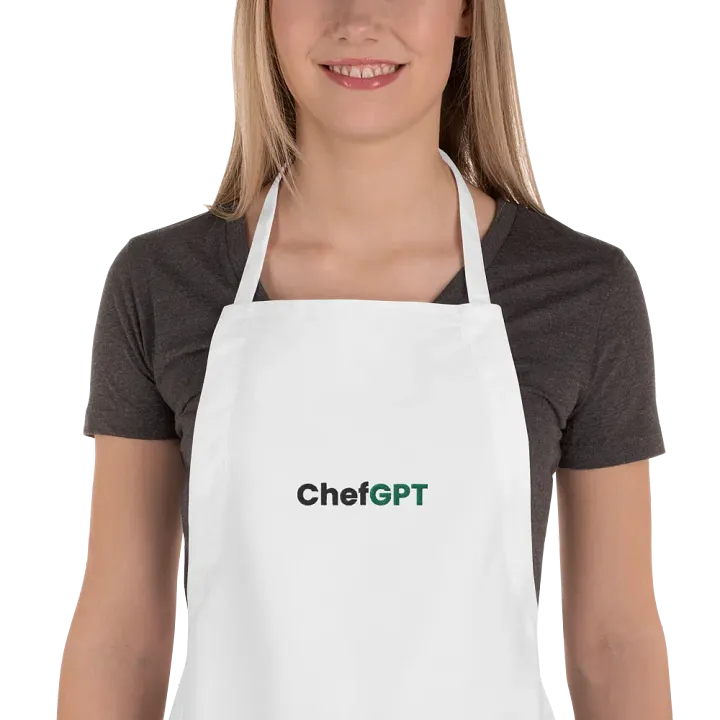 White ChefGPT Apron product image (1)