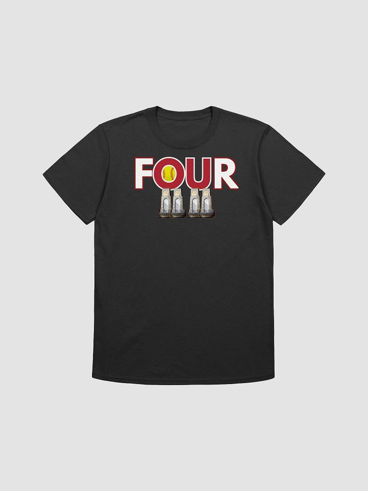 FOUR Trophies Softball Graphic Tee product image (1)