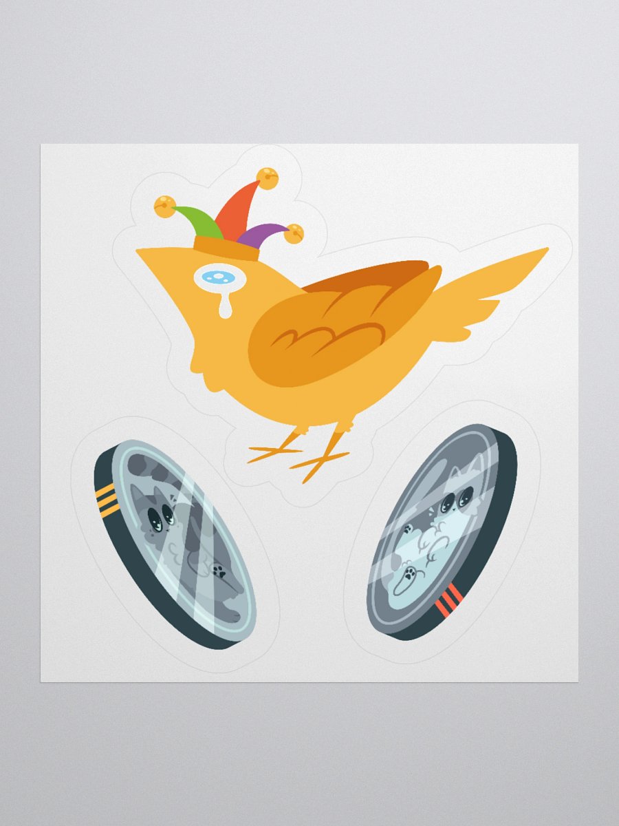 Canary & Cats Sticker Set product image (2)
