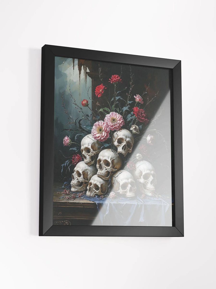 Skulls and Blooms Framed Print product image (14)