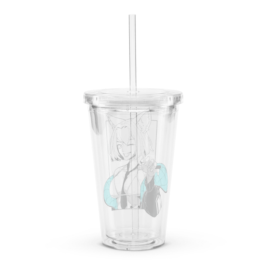 Waifu Clear Plastic Tumbler product image (2)