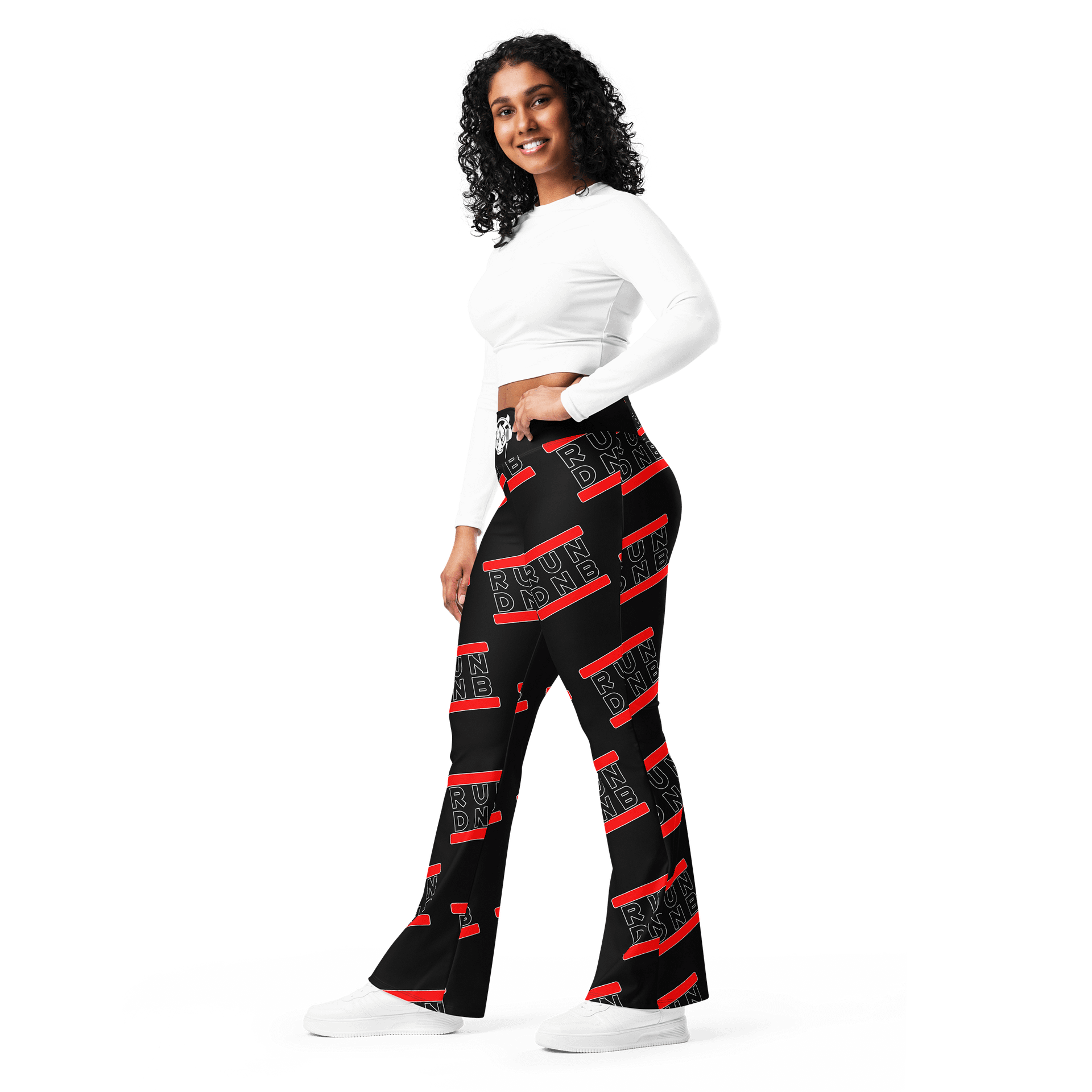 Run DNB All-Over Flare Leggings product image (9)