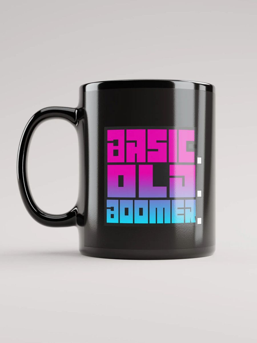 BASIC OLD BOOMER BLACK MUG product image (11)