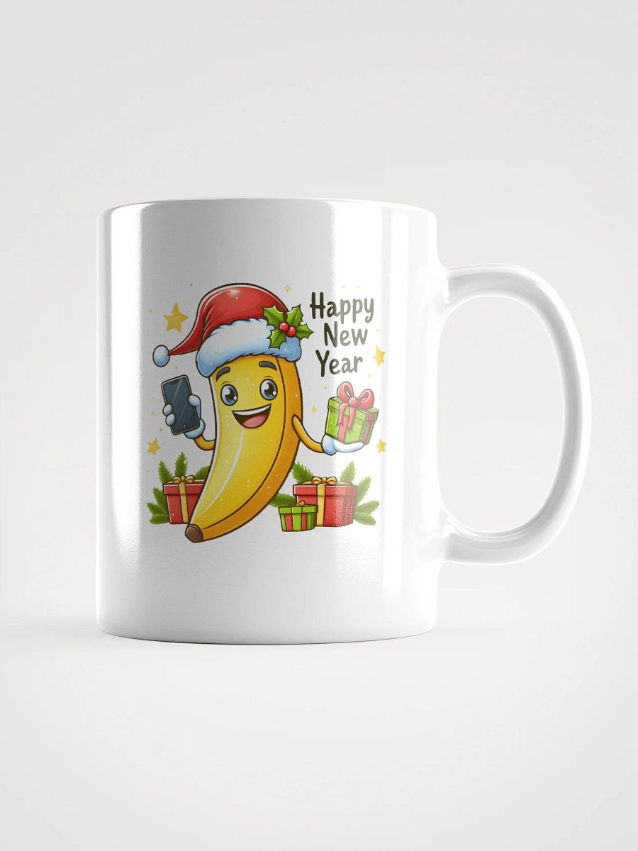 Cheerful Banana Santa Holiday Mug product image (1)