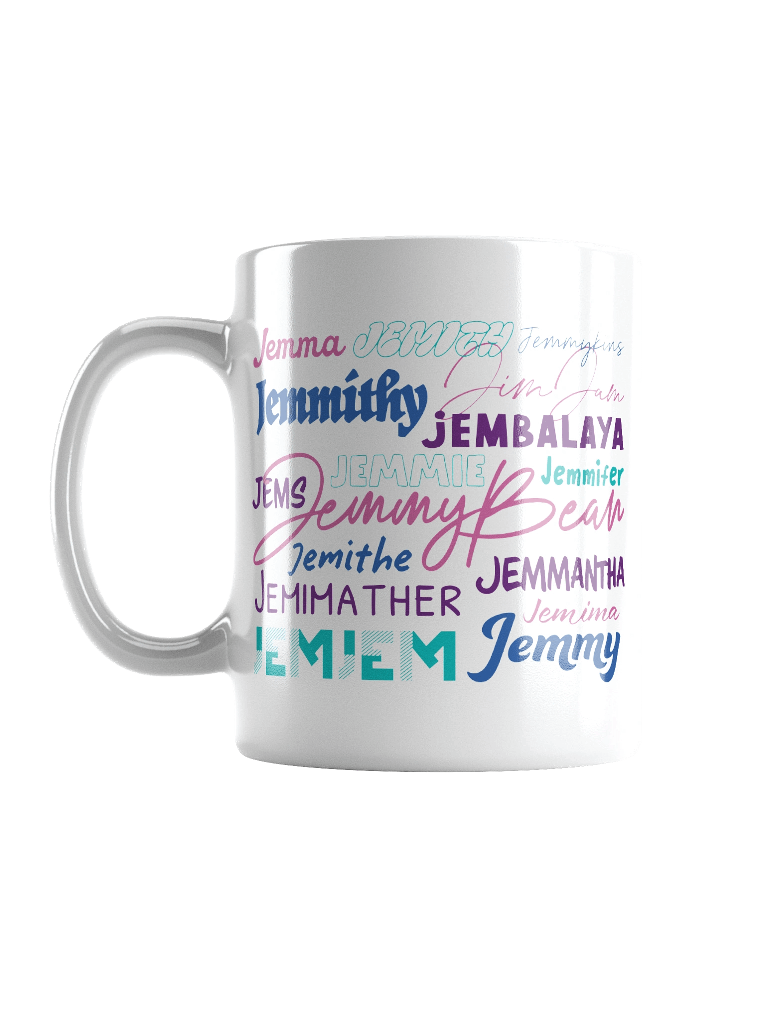 Many Names Mug! (Half n Half) product image (1)