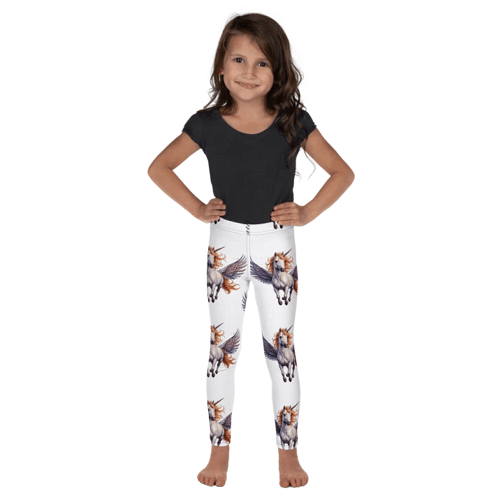Winged Unicorn Fantasy Kids Leggings product image (1)
