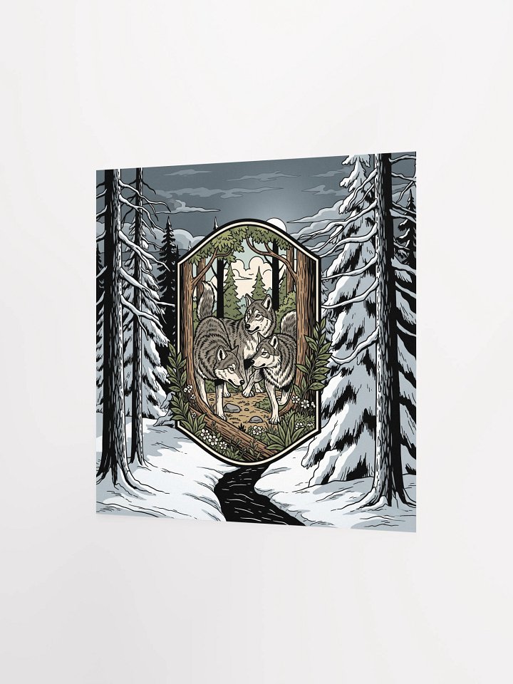 peaceful wolf poster product image (4)