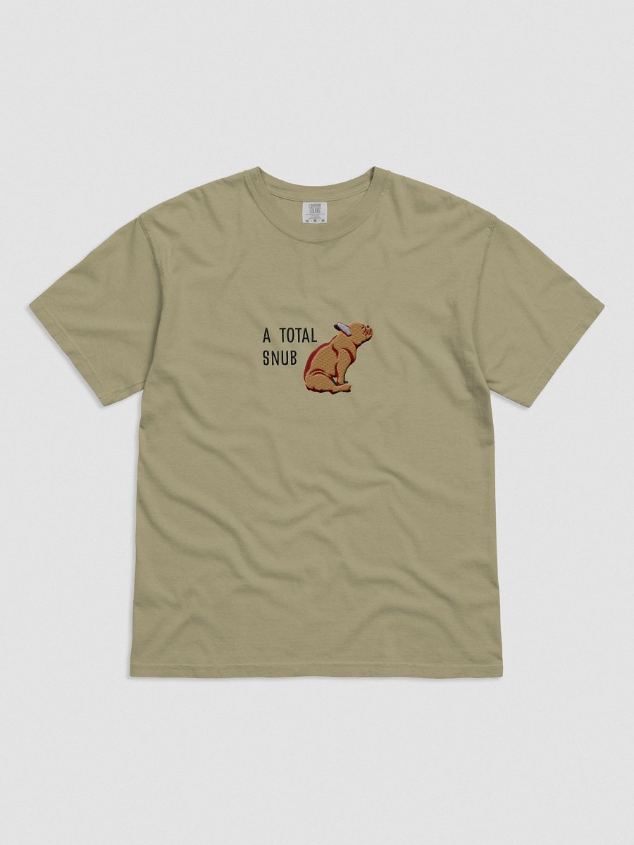 A Total Snub T-Shirt(Embroidered) of a French Bulldog(Tan) product image (11)