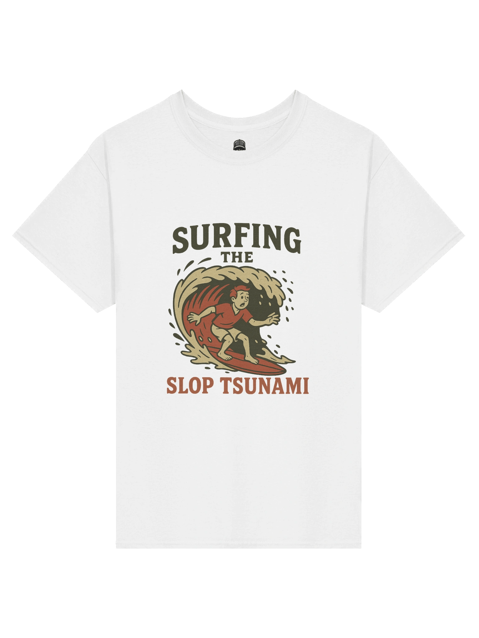 Surf the Slop Tsunami T-Shirt product image (1)