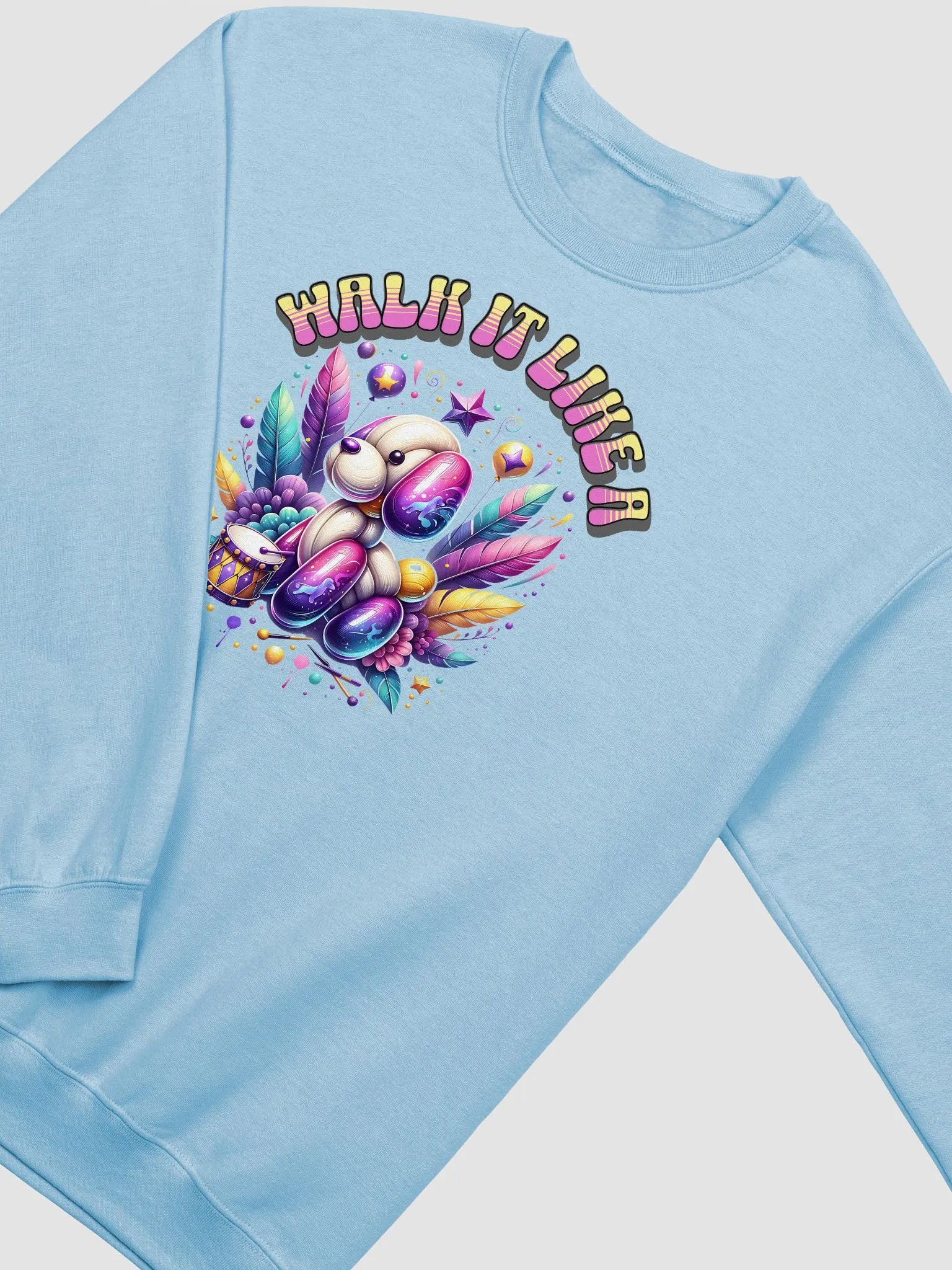 Walk It Like A Dog Rainbow Dream Crewneck product image (6)