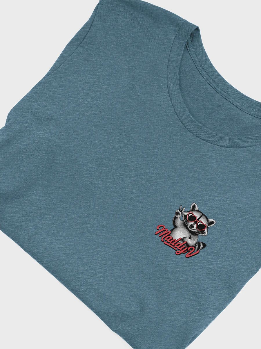 Maddy V Peaceful Raccoon Heart Sunglasses Tee product image (20)