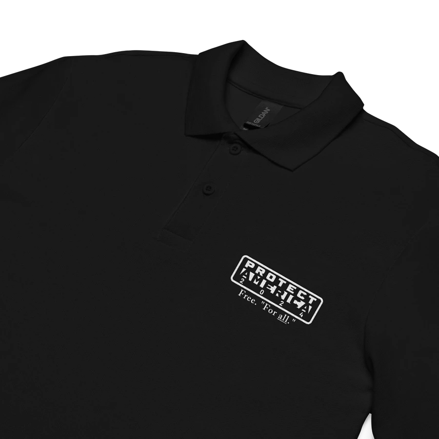 Protect America 2024 Polo Shirt (white text) product image (4)