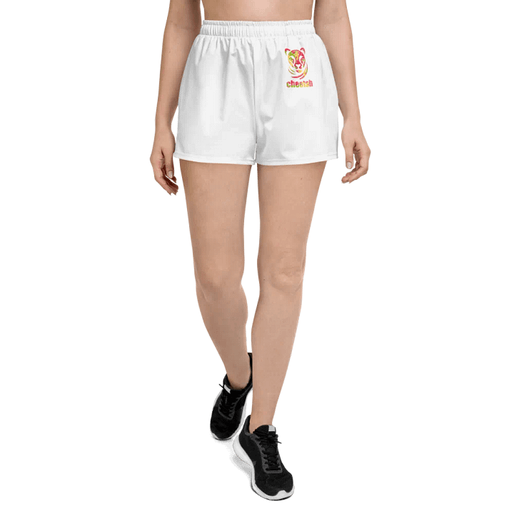 Cheetah tropical athletics shorts (woman) product image (1)