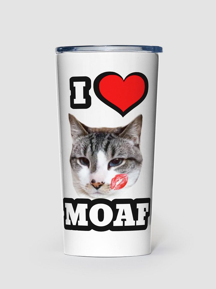 I ❤️ Moaf Tumbler 20 oz product image (1)
