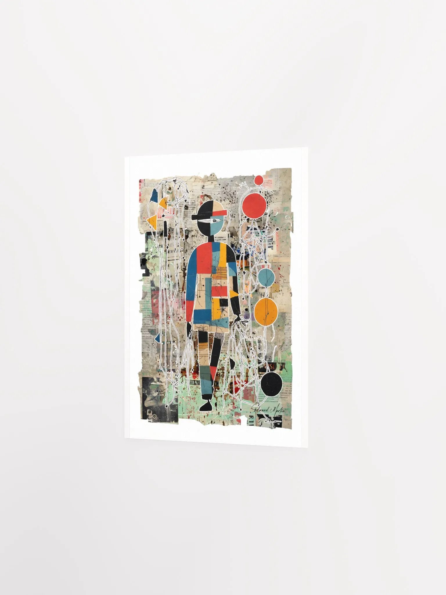 'A Walk in the Park' by Edward Martin- Collage Print product image (3)