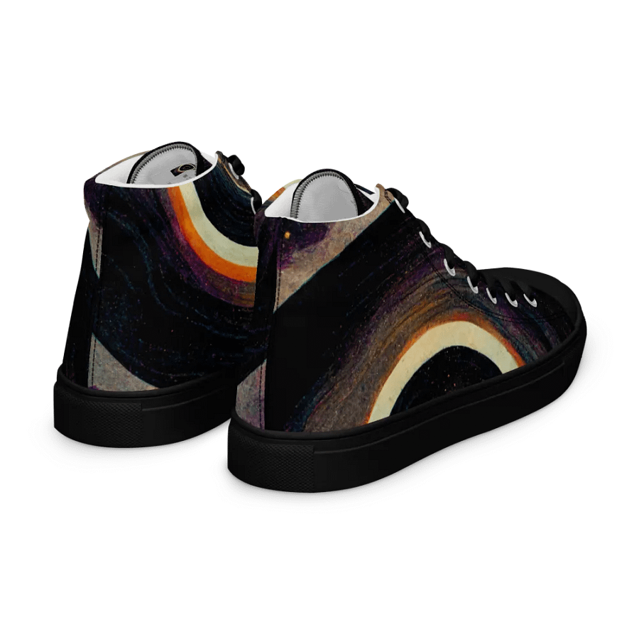Retro Rings Women's canvas High Tops product image (7)