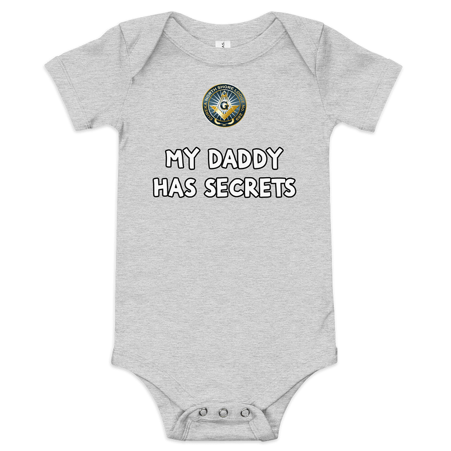 ENS Baby Onesie – Daddy’s Got Secrets product image (4)