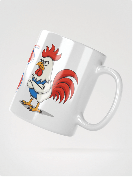 Mug Blanc, Coq Râleur - Stop ça suffit et J'suis pas un pigeon - Cadeau Humour Français product image (3)