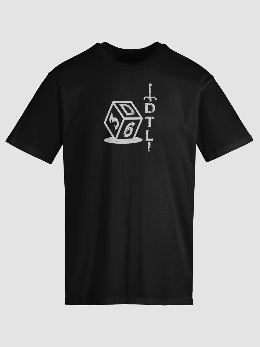 3d6 DTL Vertical Logo on Dark Unisex Premium T-Shirt product image (5)