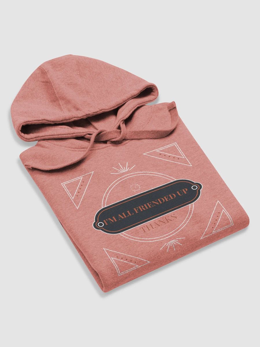 i'm all friended up, thanks supersoft hoodie product image (5)