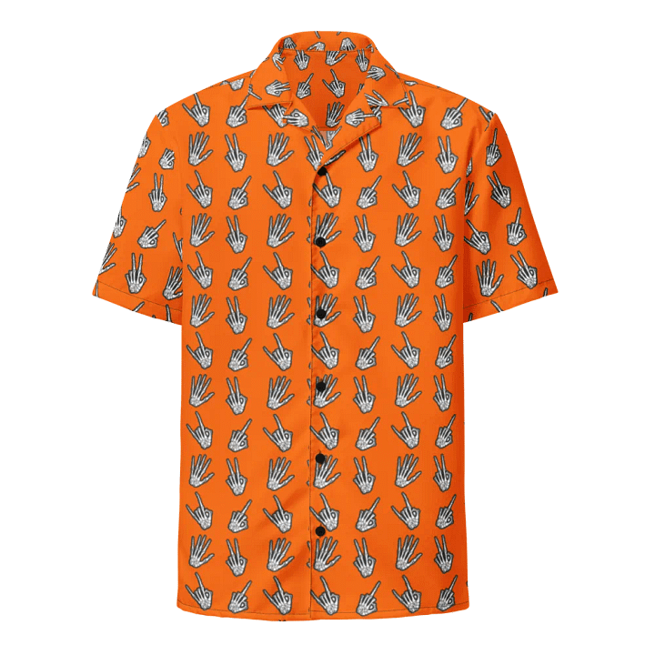 Bone Zone pattern button down shirt product image (2)