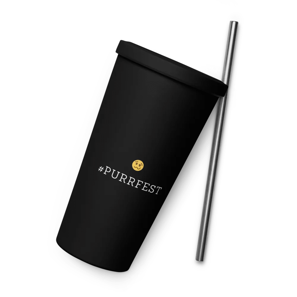 Tumbler with Straw - PURRFEST product image (8)