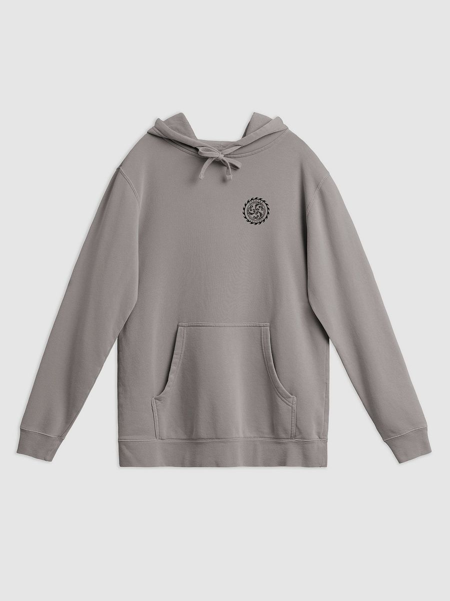 "M/Y Tangaroa" Pigment Dyed Hoodie – Worn-In Comfort, Everyday Ready (Light Colours) product image (1)